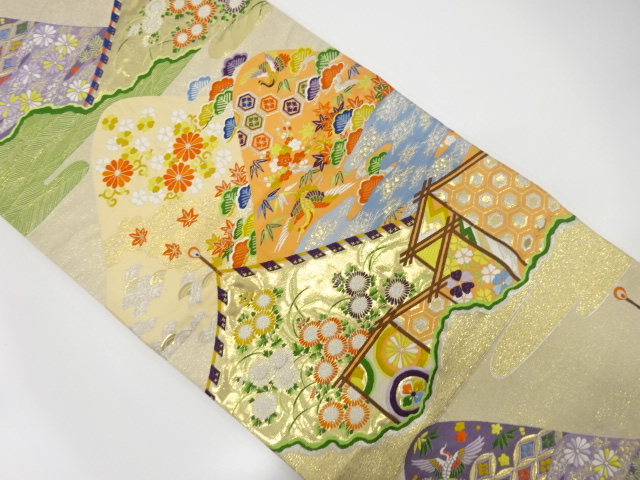 JAPANESE FUKURO OBI / WOVEN SHOCHIKUBAI